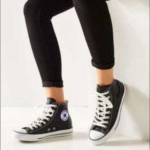 Converse All Star High Top Leather Sneakers